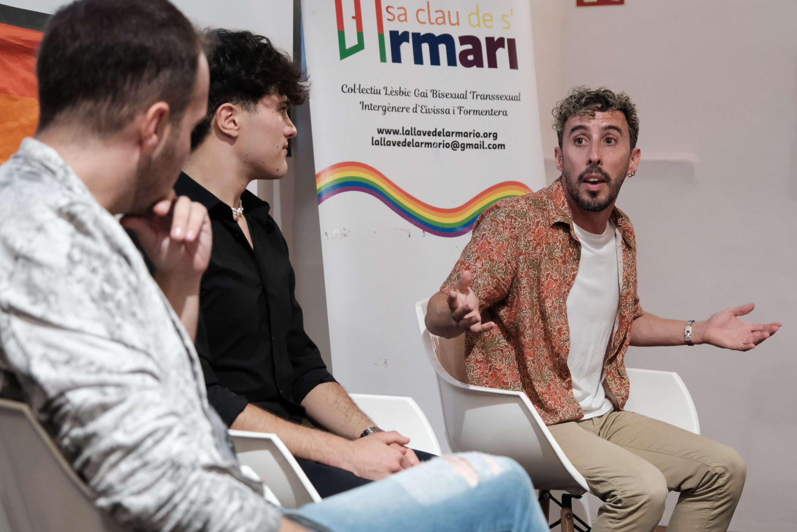 Ibiza Pride . Proyección corto Soc Maricó y coloquio con los directores Javier Rera y Miquel Vingut y el actor Daniel Planells