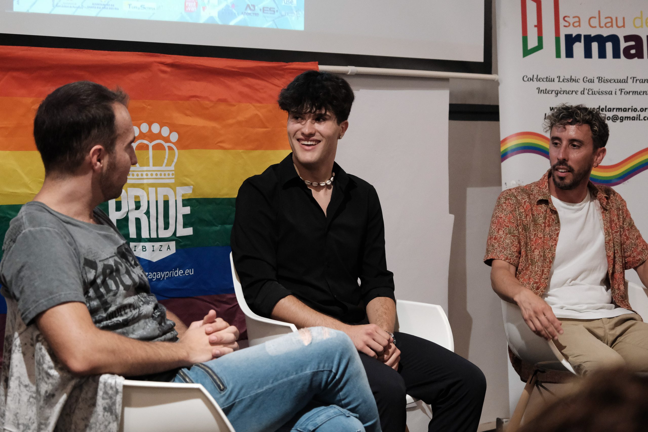 Ibiza Pride . Proyección corto Soc Maricó y coloquio con los directores Javier Rera y Miquel Vingut y el actor Daniel Planells