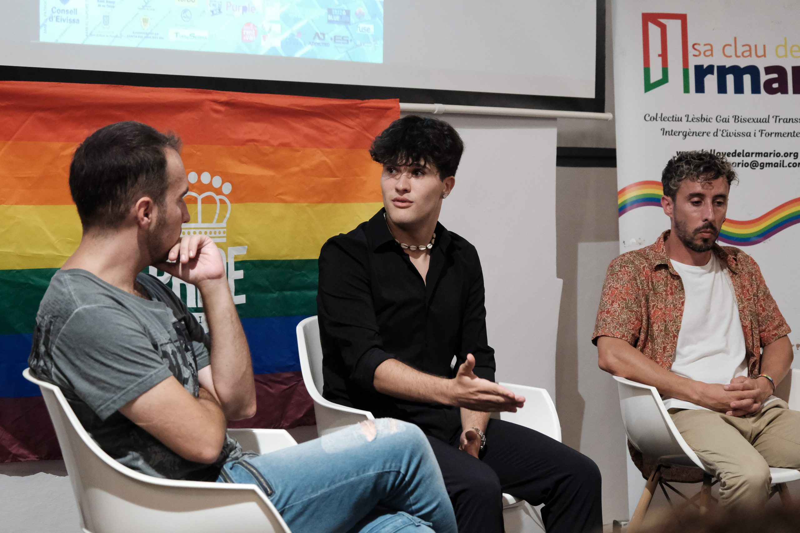 Ibiza Pride . Proyección corto Soc Maricó y coloquio con los directores Javier Rera y Miquel Vingut y el actor Daniel Planells