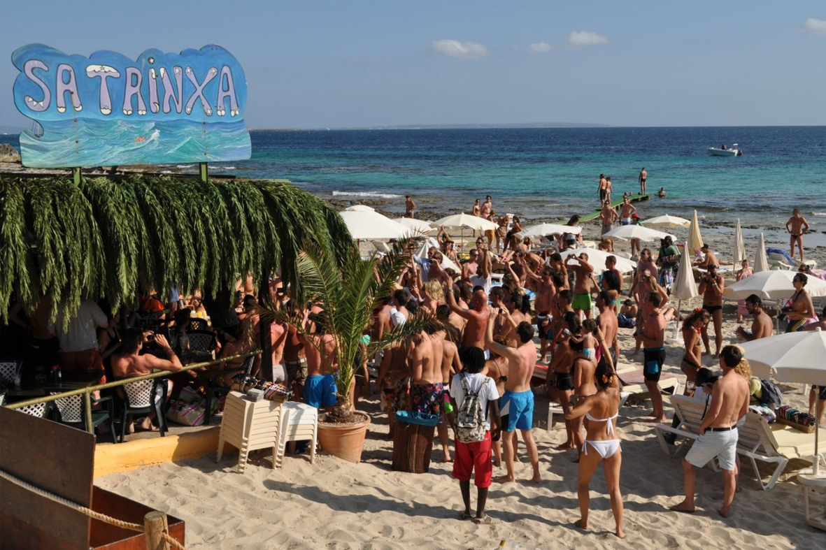 playa sa trinxa gay friendly ibiza pride